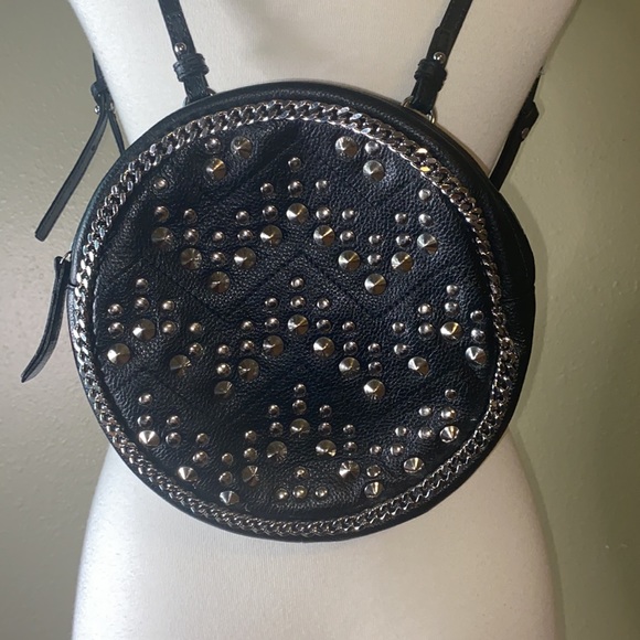 Zara, Backpack, Studs Chain, Leather - Picture 2 of 6